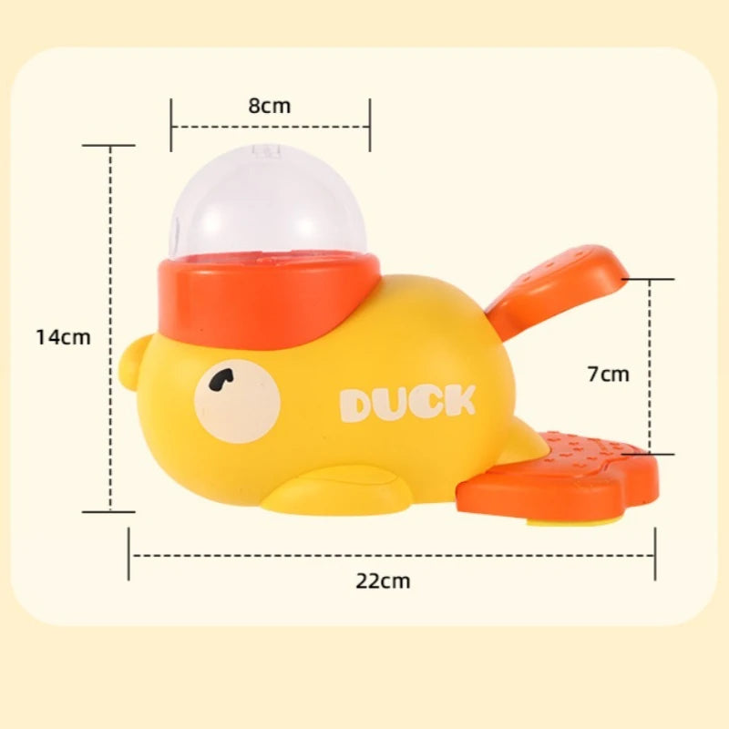 Engaging Dog Food Feeder with Cartoon Duck Design - Fun Puzzle Toy for Your Puppy!