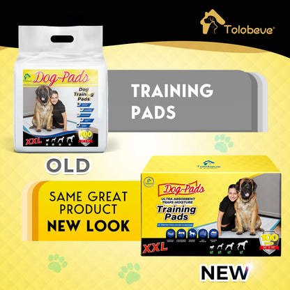 Dog Training Pads, XXL, 30 in X 36 In, 100 Count Disposable Dog Puppy Pee Pads