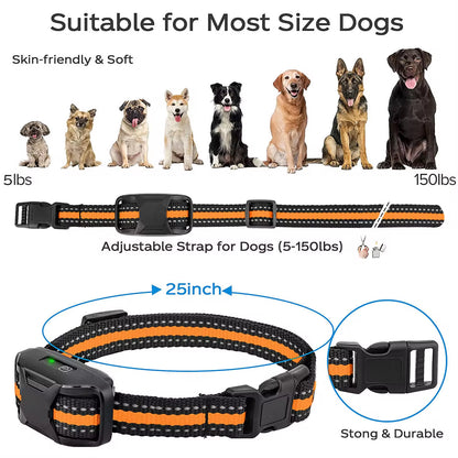 Ultimate 3300Ft Waterproof Electric Dog Training Collar with Remote Control - Perfect for Puppies and Dogs 5-120Lbs - Shock, Vibration, and Sound Features!