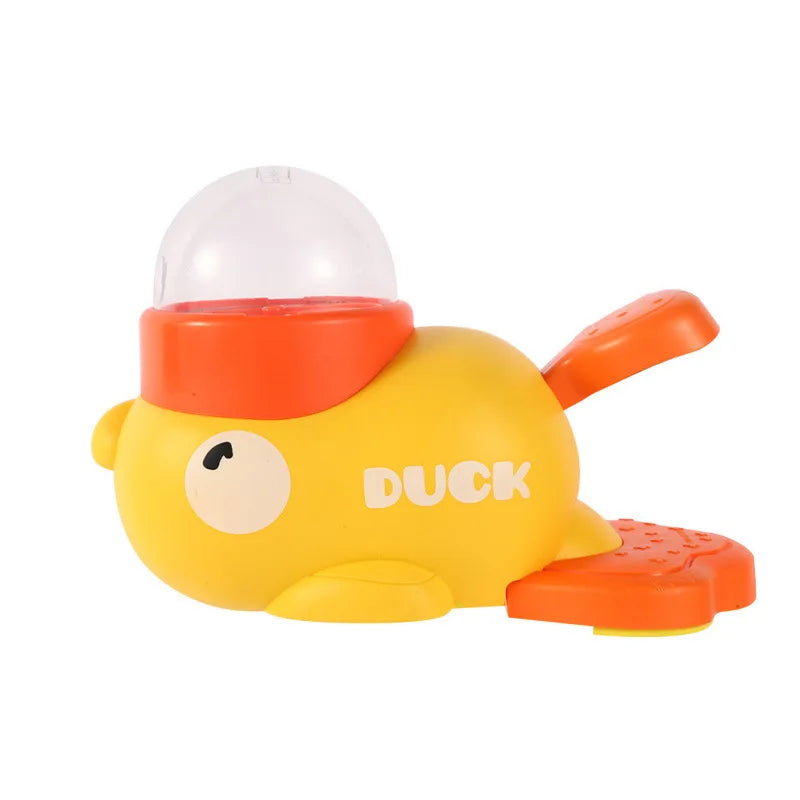 Engaging Dog Food Feeder with Cartoon Duck Design - Fun Puzzle Toy for Your Puppy!