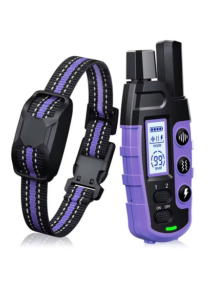 Ultimate 3300Ft Waterproof Electric Dog Training Collar with Remote Control - Perfect for Puppies and Dogs 5-120Lbs - Shock, Vibration, and Sound Features!