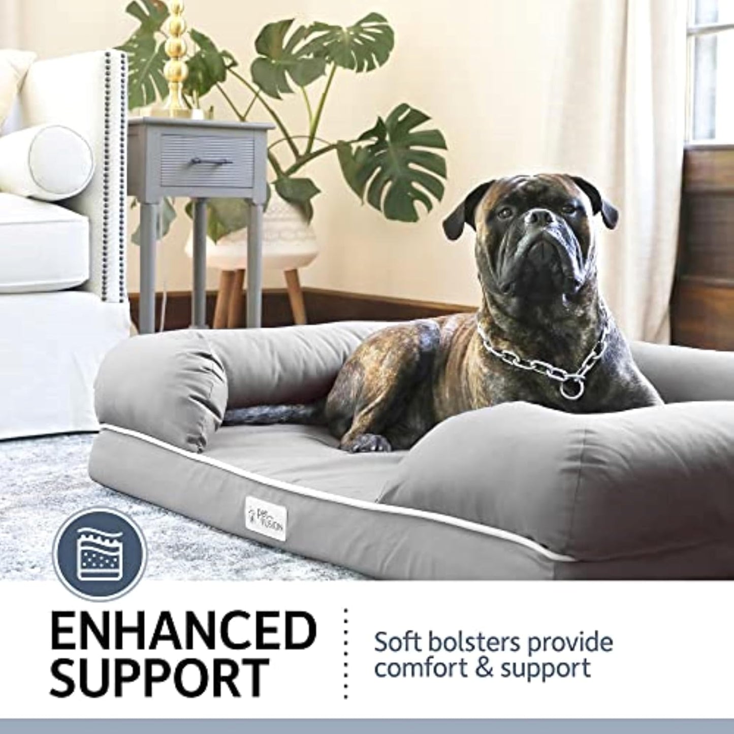 Ultimate Comfort for Your Canine: Orthopedic Memory Foam Dog Bed with Waterproof Liner and Stylish Design