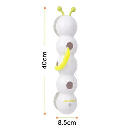 Engaging Caterpillar Interactive Cat Toy - Motion Activated Wack a Worm for Endless Fun & Activity!