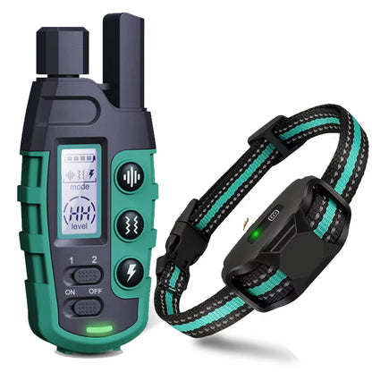Ultimate 3300Ft Waterproof Electric Dog Training Collar with Remote Control - Perfect for Puppies and Dogs 5-120Lbs - Shock, Vibration, and Sound Features!