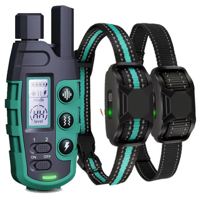 Ultimate 3300Ft Waterproof Electric Dog Training Collar with Remote Control - Perfect for Puppies and Dogs 5-120Lbs - Shock, Vibration, and Sound Features!
